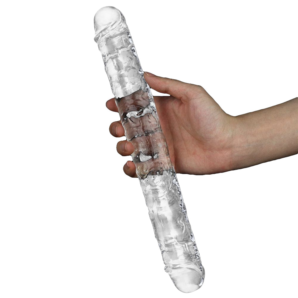 Dildo Doppio Trasparente 30cm - Goodere
