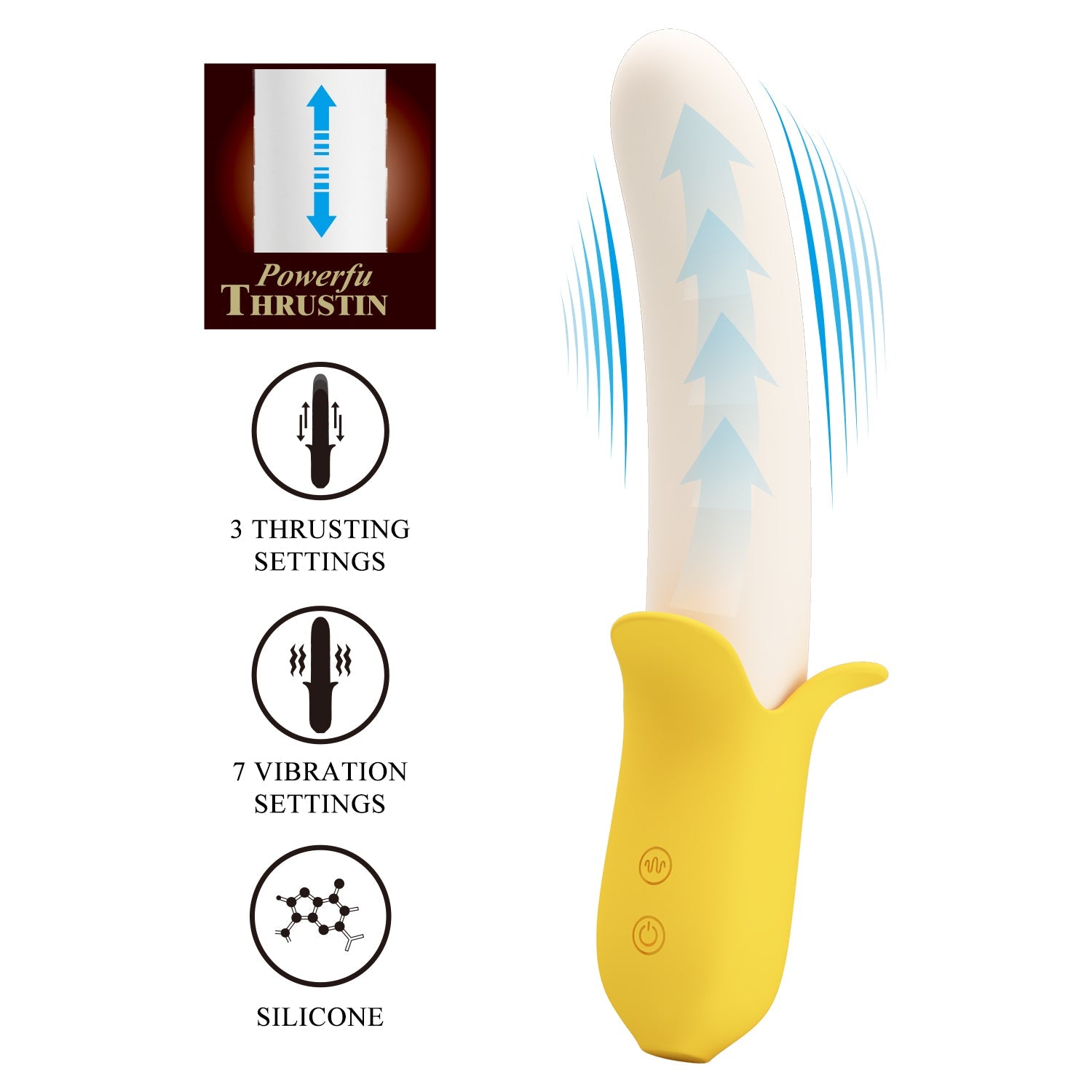 Vibratore Punto G Banana Geek 19,5 cm - Goodere
