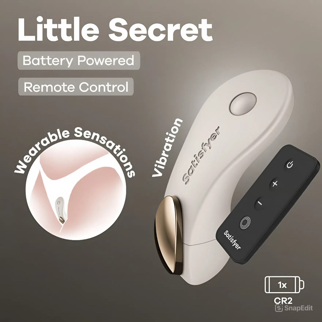 Vibratore Clitoride Little Secret Battery - Satisfyer