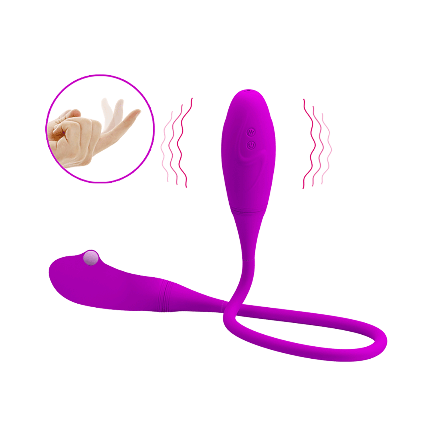 Vibratore Doppia Stimolazione Snaky Egg - Goodere