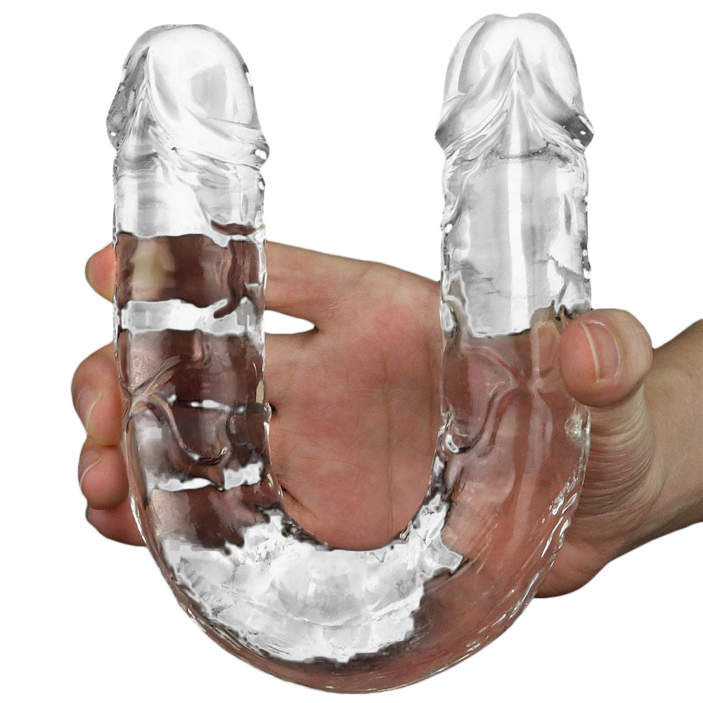 Dildo Doppio Trasparente 30cm - Goodere