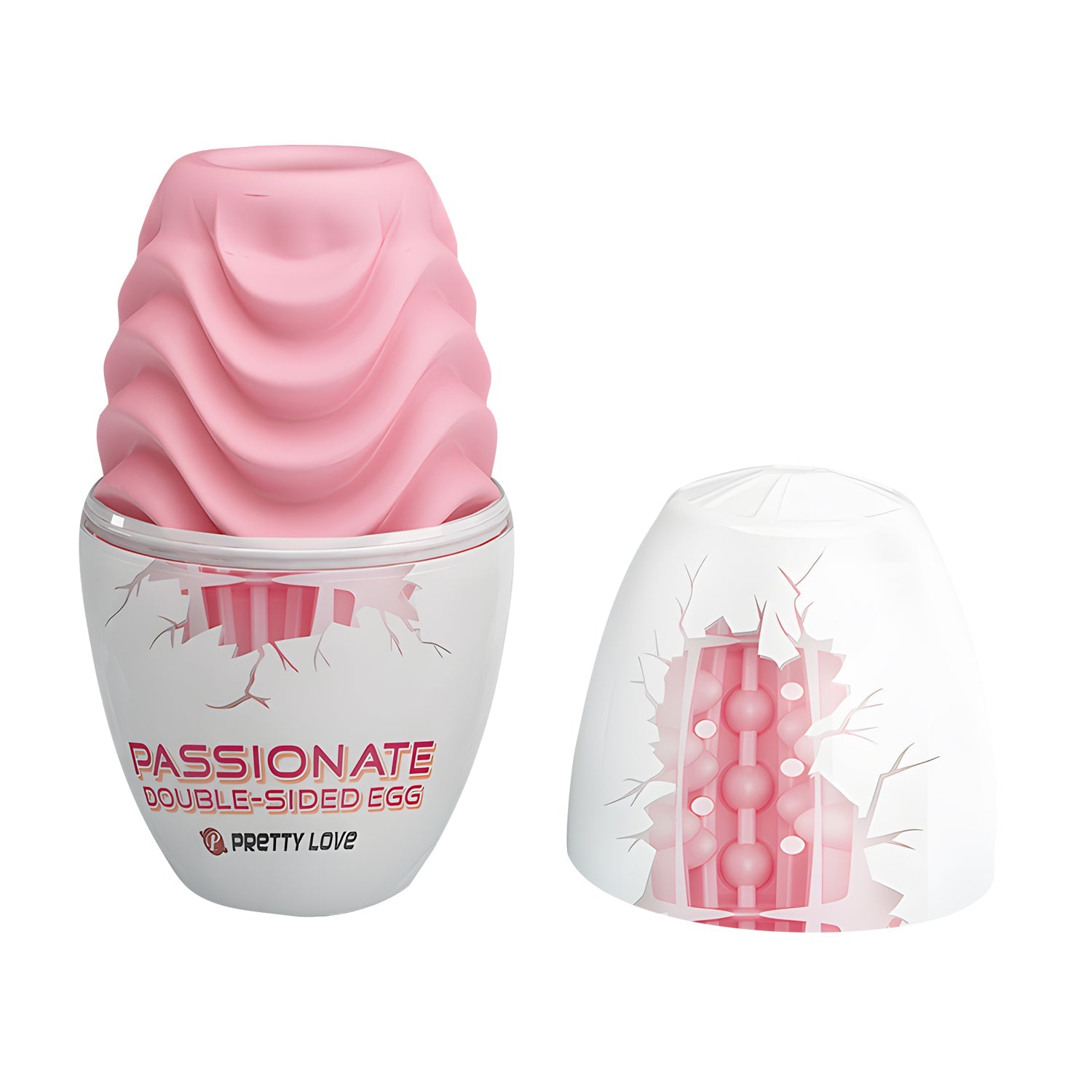 Masturbatore Double Sided Egg - Pretty Love
