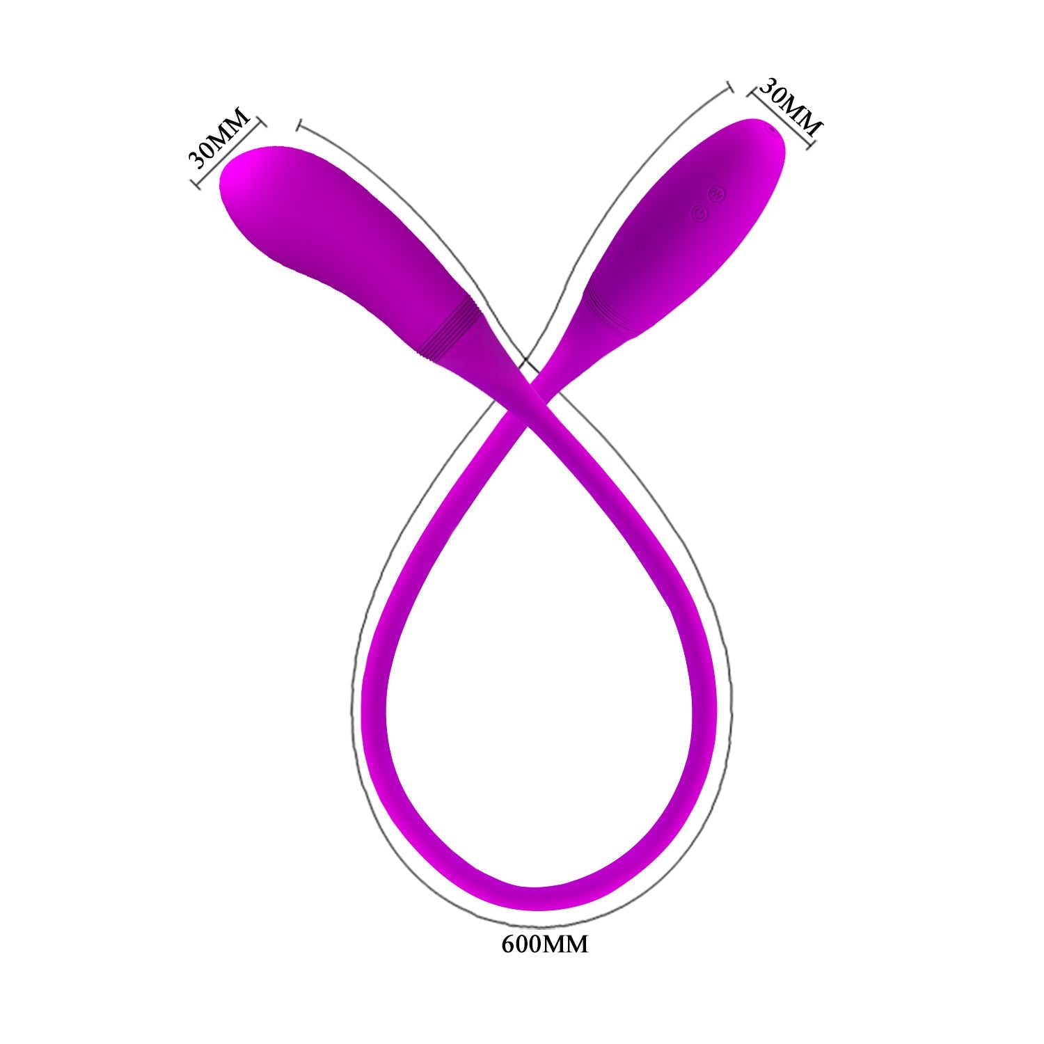 Vibratore Doppia Stimolazione Snaky Egg - Goodere