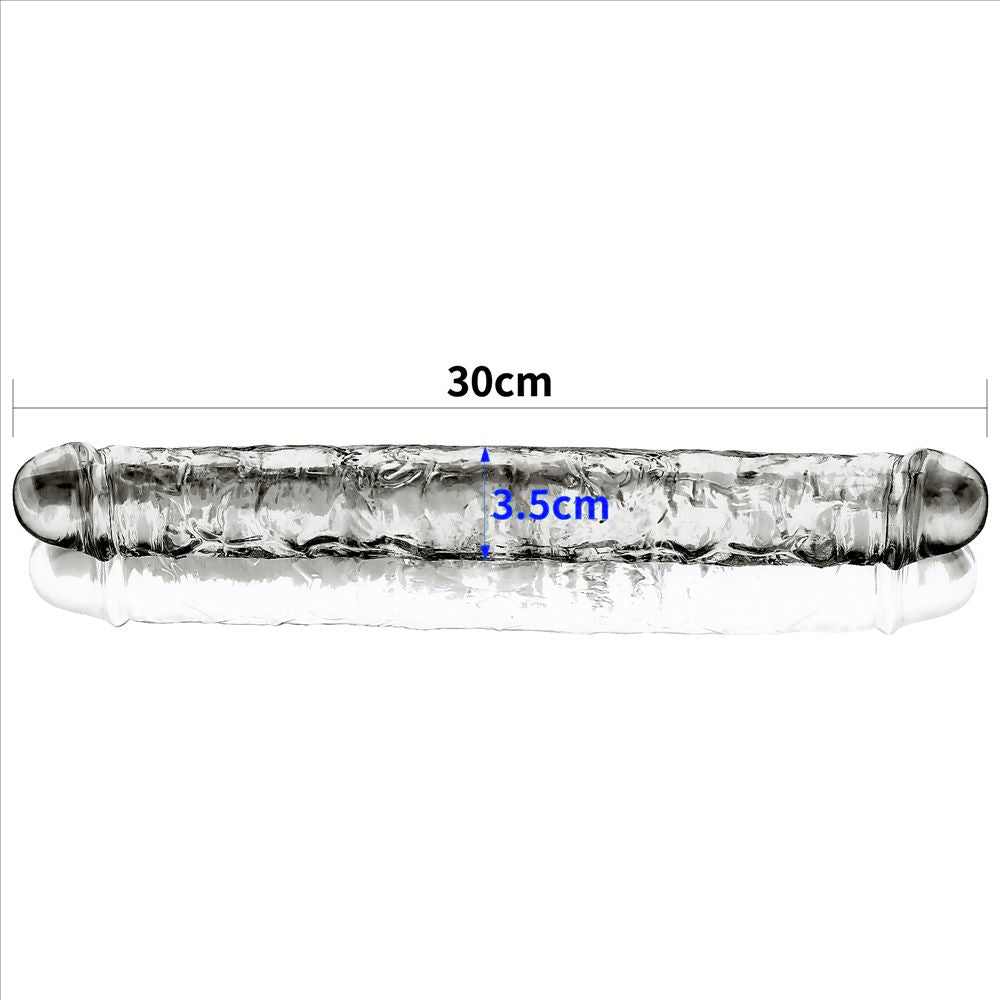 Dildo Doppio Trasparente 30cm - Goodere