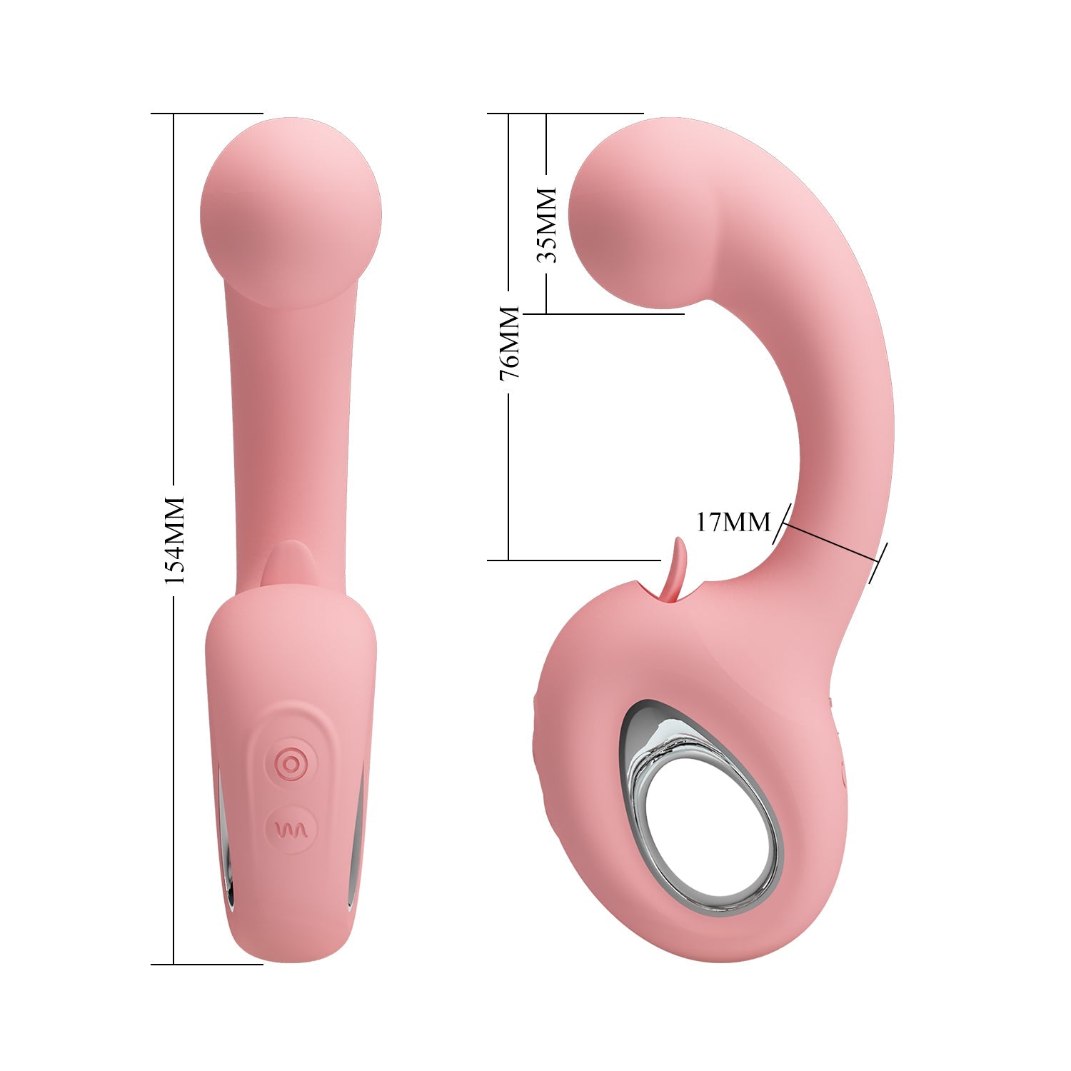 Vibratore Doppia Stimolazione Erynnyes - Goodere